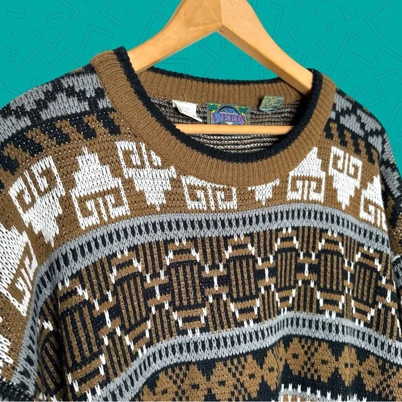 Vintage Weeds 80s Crewneck Sweater - Picture 1 of 5